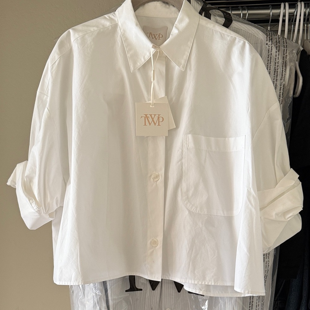 TWP Next Ex Cropped Shirt M/L